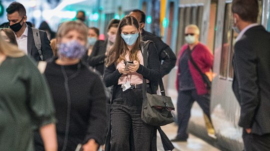 Melburnians are heading back into the city. 