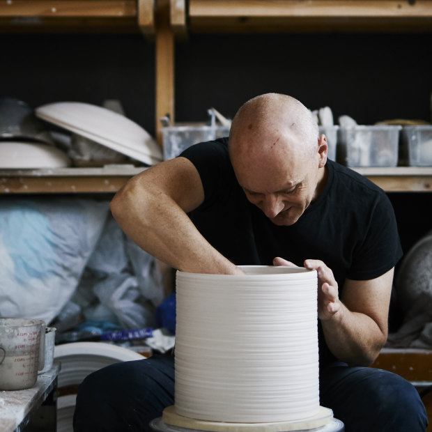  “I just love making, and anything that pulls me back into the computer world is not attractive to me any more,” says potter Colin Hopkins.