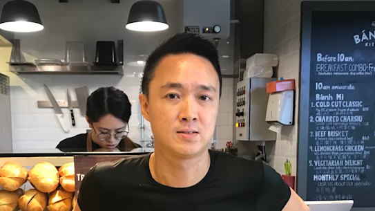 Melbourne expat Ryan Ching, owner of a sandwich chain in Hong Kong. 