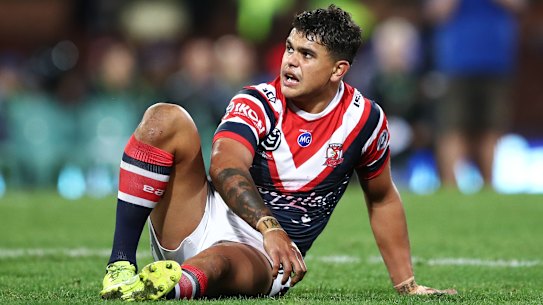 Latrell Mitchell of the Roosters.