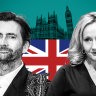 JK Rowling, David Tennant clash over gender issues in UK election