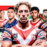 Rookie contenders (from left) Hugo Savala, Isaiah Iongi, Mark Nawaqanitawase, Rob Toia and Jamie Humphreys