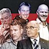Crows influencers Neil Balme, Shaun Rehn, Mark Ricciuto, John Olsen and Darren Thomas.