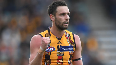 Hawks forward Jack Gunston,
