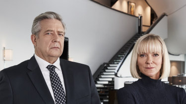 Domestic disharmony: Philip Quast and Hermione Norris in Between Two Worlds.
