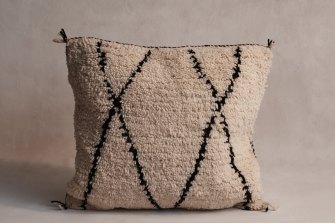 Beni Ourain “Number Two” cushion.