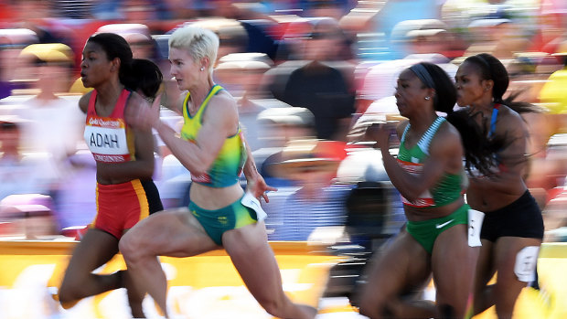 Melissa Breen finished fourth in her 100 metres heat.