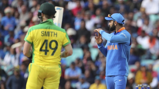 Enough: Virat Kohli implored the Indian fans to lay off Steve Smith.
