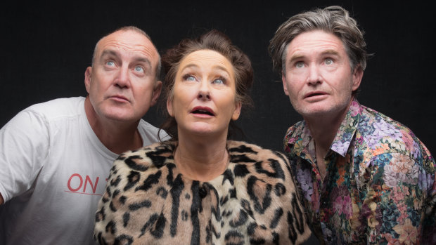 Jimeoin, Fiona O'Loughlin and Dave Hughes understand the importance of new material.