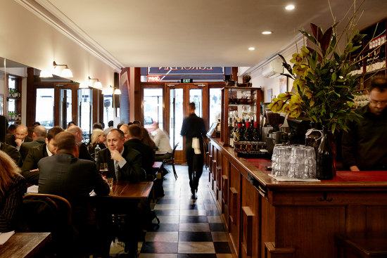 The European restaurant in Melbourne.