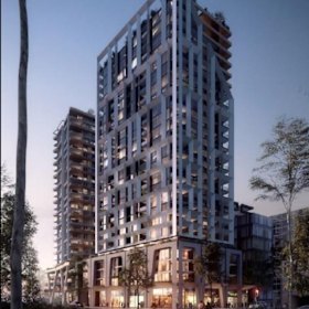 An artist’s impression of a proposed residential development at Loftus Crescent, Homebush.