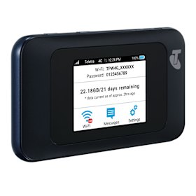 Telstra or Optus branded pocket Wi-Fi modems are cheaper, but only work with SIMs on those networks.