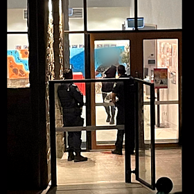 Police negotiate with the man before his death.