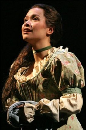 Lea Salonga as Fantine in Les Miserables in New York, 2006. 