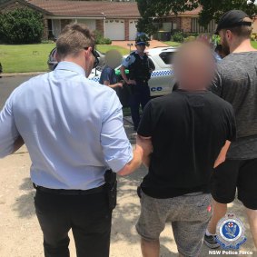 NSW Police arrested four men in the drug bust.