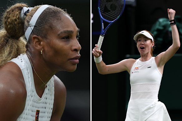 Serena Williams was defeated in three sets by Australian Maya Joint.