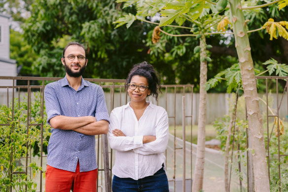 Jonathan Sriranganathan with Trina Massey.