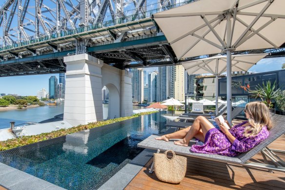 There’s a direct correlation between hotel rooftop pools and the activation of holiday-mode. 