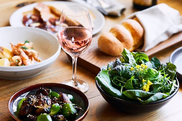 A balance of comfort cooking with contemporary touches.