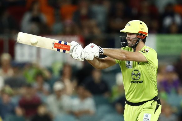 Ben Cutting has been solid with bat and ball for the Sydney Thunder.