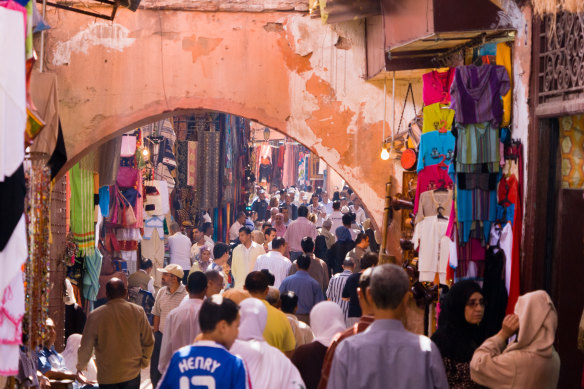 It’s easy to get lost in the medina of Marrakesh.