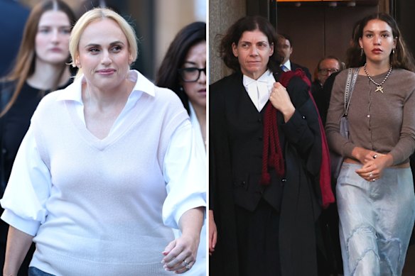 Rebel Wilson, Sue Chrysanthou and Charlotte MacInnes.