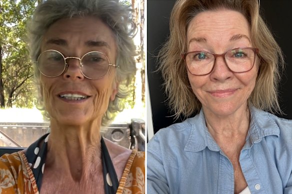 Rachel Ward (left) and Rebecca Gibney.