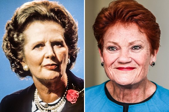 What do Margaret Thatcher and Pauline Hanson have in common? 