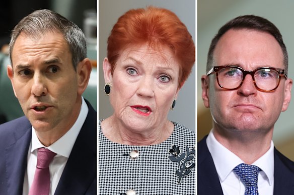 Pauline Hanson waded into the debate on Sunday after Andrew Bragg declared compulsory super a failed policy.