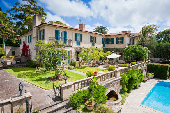 The historic Bellevue Hill mansion.