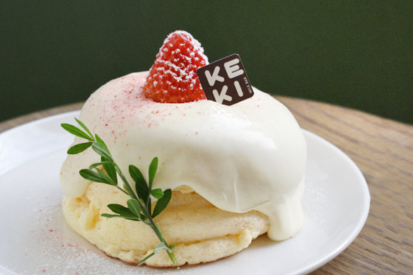 Souffle pancakes like those at Keki have become a popular option for brunch or dessert.