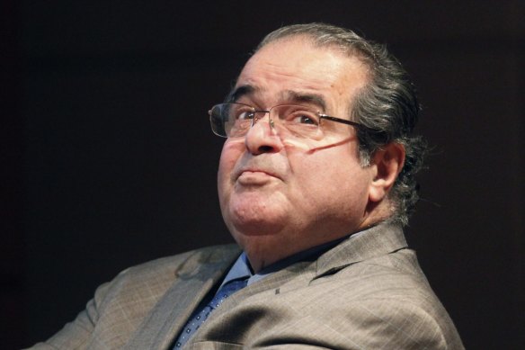 US Supreme Court justice Antonin Scalia.