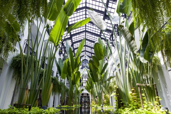 The wow factor still wows in the atrium.
