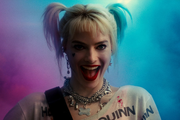 As Harley Quinn in Birds of Prey, a film she produced and originated.