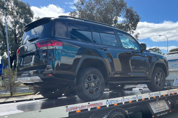 The man’s 2022 Toyota LandCruiser GR Sport was impounded for 28 days. 