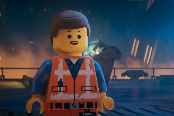 Emmet Brickowski (Chris Pratt) in <i>The Lego Movie</i>.