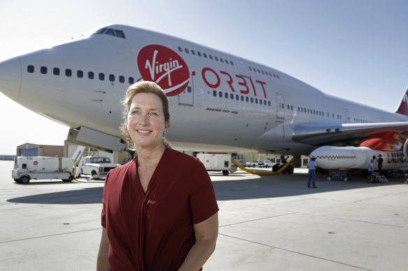 Kelly Latimer is the only female test pilot for Virgin Galactic and Virgin Orbit.