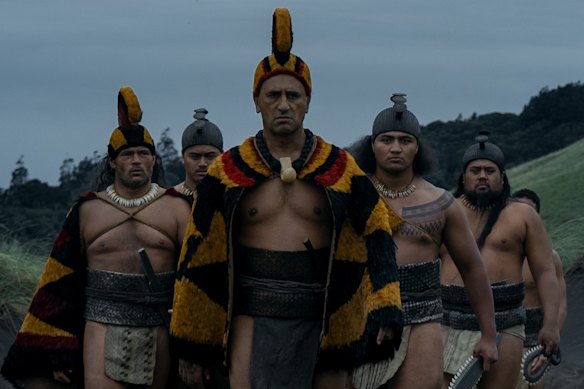 Cliff Curtis as rival chief Keoua in Chief of War.