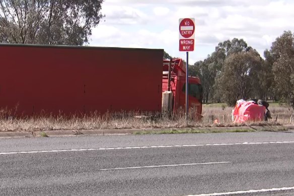 Trevor and Lorraine Breen and Kerry and her Noel Capes were killed when the car they were travelling in collided with a truck near Chiltern on the Victoria-NSW border.