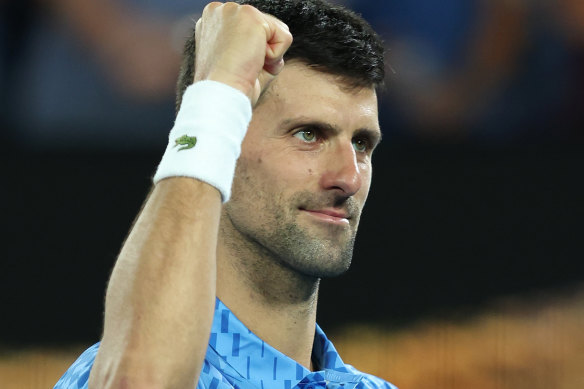 Djokovic was in commanding touch.