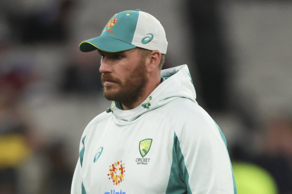 Aaron Finch is nursing an injury.