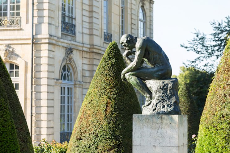 Le jardin de sculptures du musée Rodin abrite l'une des sculptures les plus célèbres au monde.