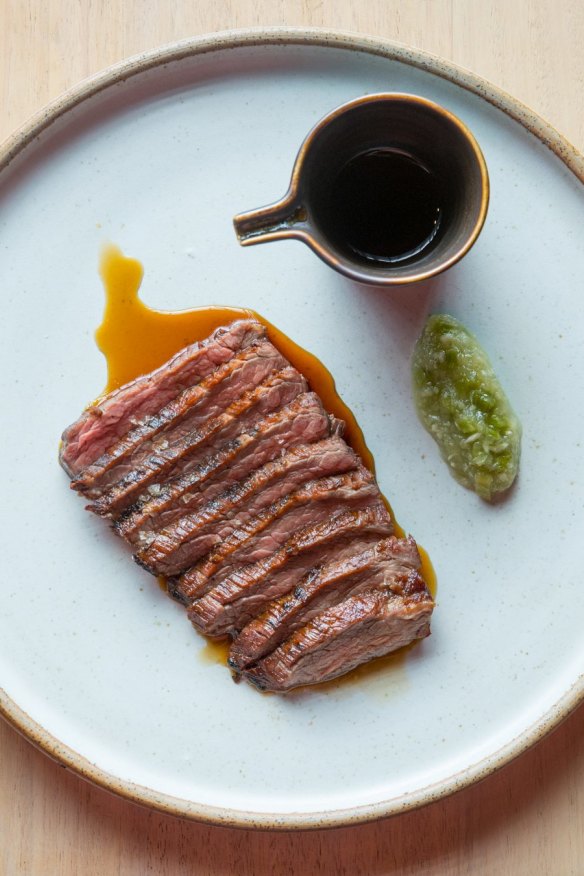 Flank steak. 