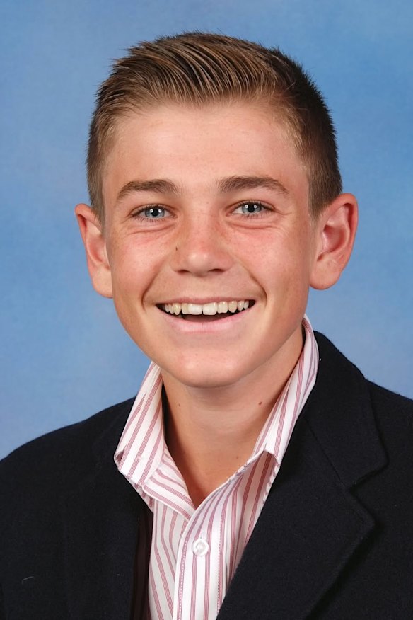 Socceroos goal scorer Connor Metcalfe as a student at Penleigh and Essendon Grammar School. 
