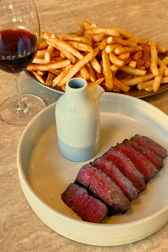 Get steak with bottomless chips each Wednesday night at Hamsi Taverna.