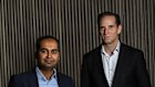 CapitaLand’s Australian business chief executive Angelo Scasserra with chief investment officer Rahul Bharara.