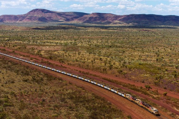 Austral is working on the rail line to connect to Rio Tinto’s Gudai Darri iron ore mine in WA.