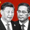 Chinese President Xi Jinping and his right-hand man Li Qiang. 