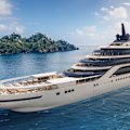 Artist impression of Four Seasons Yachts soon-to-launch vessel.