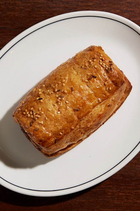 Falco’s sausage roll.